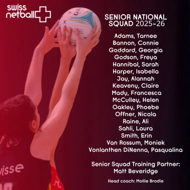 🇨🇭 We’re really excited to share with you, our Senior National Squad representing Switzerland!!🇨🇭 

🌟 Congratulations to all - we look forward to seeing you on court! 🌟