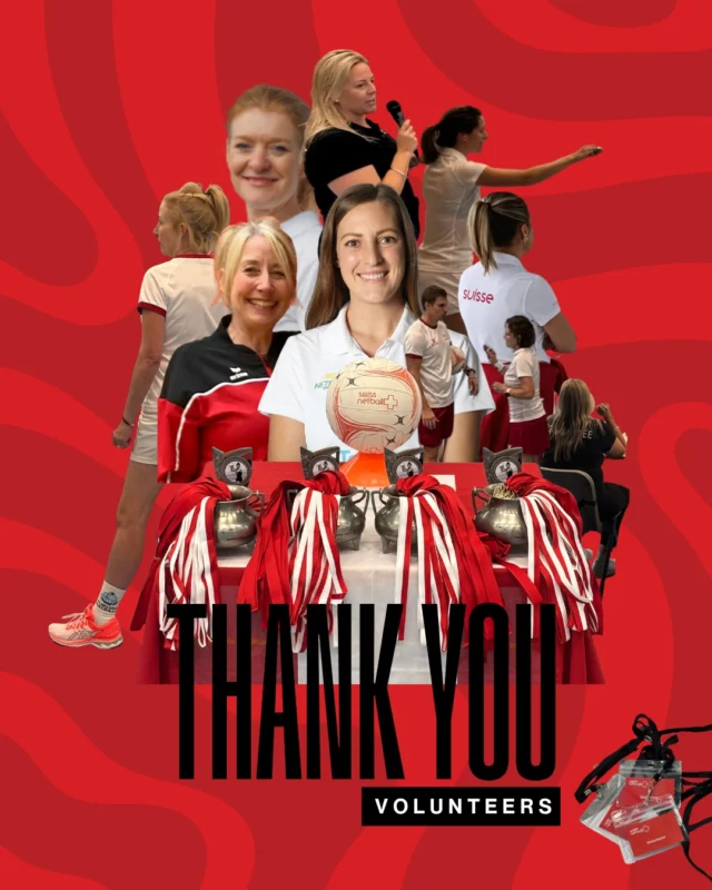 With the end of the 2025/2026 season, we give a massive, heartfelt THANK YOU to all of our wonderful volunteers and committee members of @swissnetball this year. We are only capable of every success made with the huge behind the scenes workload and time commitment of those who put their hand up to help. We appreciate you. Always.